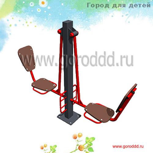 Уличный двойной тренажер для ног «Геркулес»